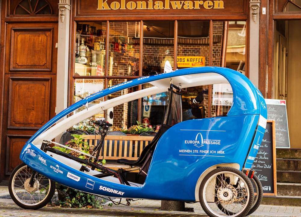 Fahrradtaxi Kolonialwarenladen Deichstraße